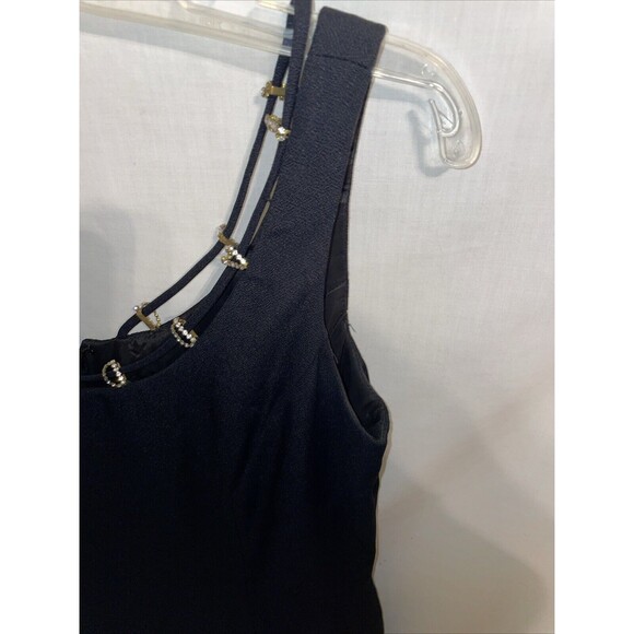 Michael Marcella Ltd. Women’s Embellished Dress Size 8 Black Business Formal - Picture 4 of 12